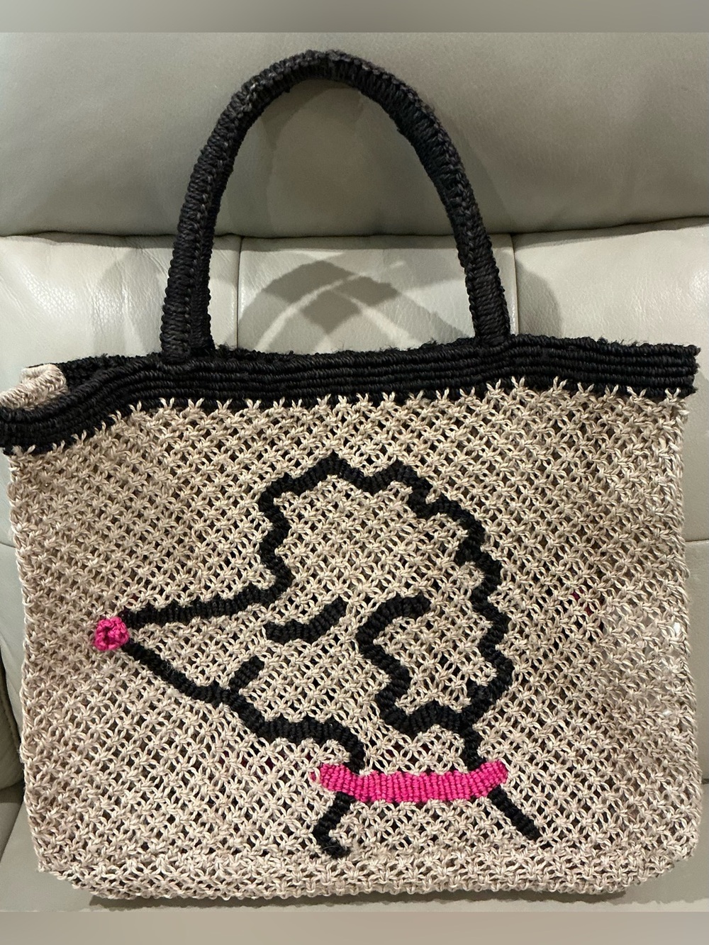 Jacksons of London 100% Poodle Jute Bag - Picture 2 of 5